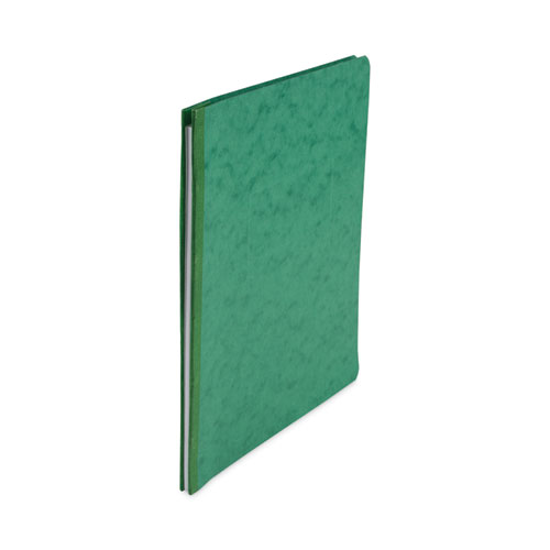 Picture of Pressboard Report Cover with Tyvek Reinforced Hinge, Two-Piece Prong Fastener, 3" Capacity, 8.5 x 11, Dark Green/Dark Green