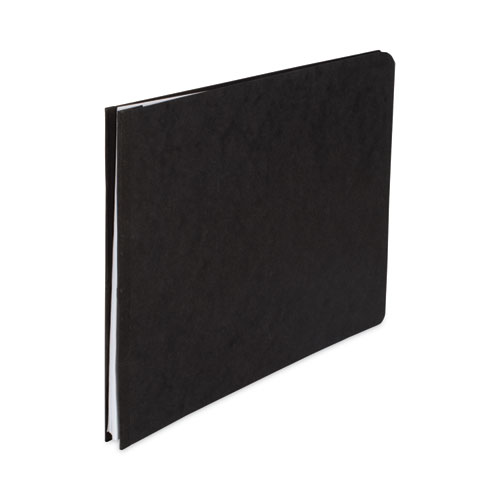 Picture of PRESSTEX Report Cover with Tyvek Reinforced Hinge, Top Bound, Two-Piece Prong Fastener, 2" Capacity, 8.5 x 11, Black/Black