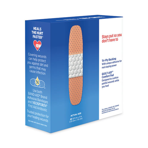 Picture of Plastic Adhesive Bandages, 0.75 x 3, 60/Box