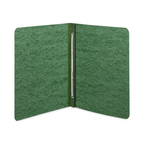 Picture of Pressboard Report Cover with Tyvek Reinforced Hinge, Two-Piece Prong Fastener, 3" Capacity, 8.5 x 11, Dark Green/Dark Green