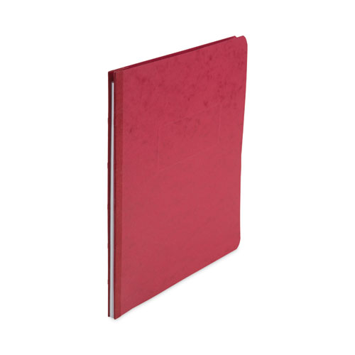 Picture of Pressboard Report Cover with Tyvek Reinforced Hinge, Two-Piece Prong Fastener, 3" Capacity, 8.5 x 11, Red/Red