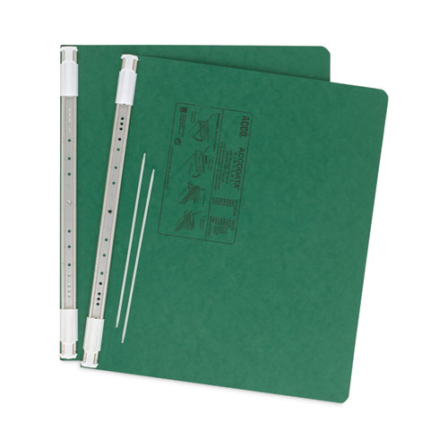 Picture of PRESSTEX Covers with Storage Hooks, 2 Posts, 6" Capacity, 14.88 x 11, Dark Green