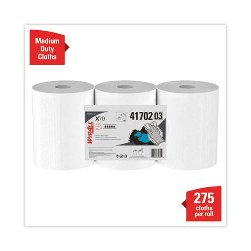 Picture of X70 Cloths, Center-Pull, 9.8 x 12.2, White, 275/Roll, 3 Rolls/Carton