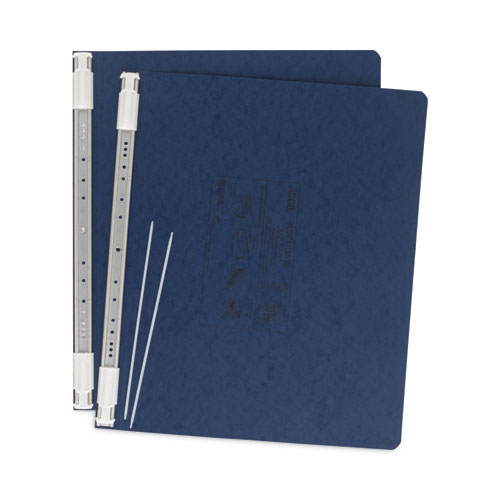 Picture of PRESSTEX Covers with Storage Hooks, 2 Posts, 6" Capacity, 14.88 x 11, Dark Blue