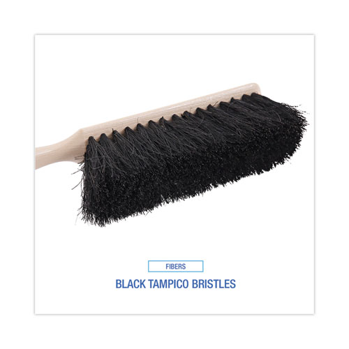 Picture of Counter Brush, Black Tampico Bristles, 4.5" Brush, 3.5" Tan Plastic Handle