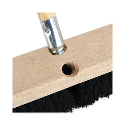 Picture of Floor Brush Head, 2.5" Black Tampico Fiber Bristles, 24" Brush