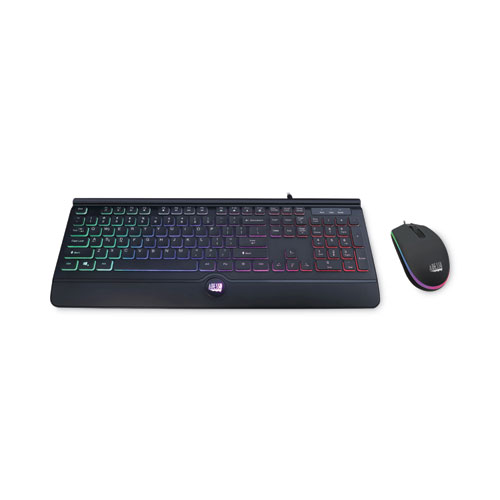 Picture of Backlit Gaming Keyboard and Mouse Combo, USB, Black