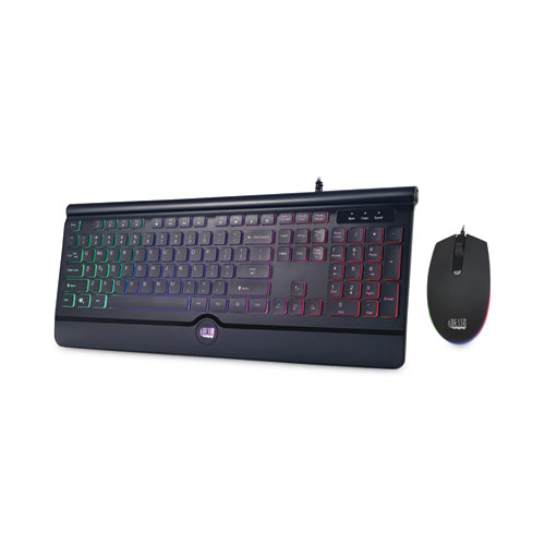 Picture of Backlit Gaming Keyboard and Mouse Combo, USB, Black