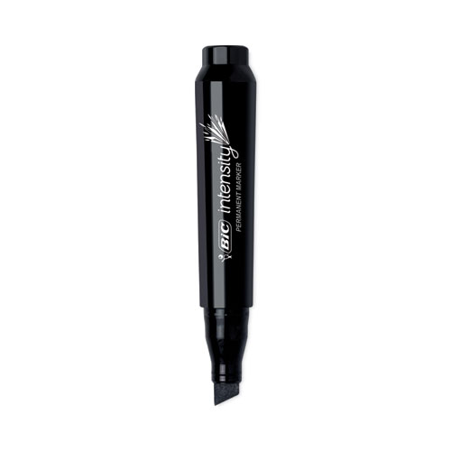 Picture of Intensity Chisel Tip Permanent Marker, Broad Chisel Tip, Tuxedo Black, Dozen