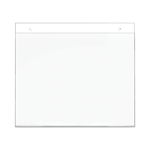 Picture of Classic Image Wall-Mount Sign Holder, Landscape, 11 x 8.5, Clear