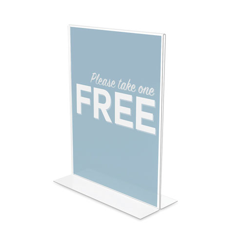 Picture of Classic Image Double-Sided Sign Holder, 8.5 x 11 Insert, Clear