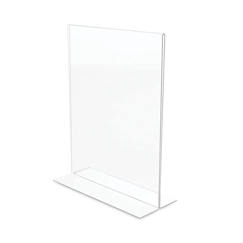 Picture of Classic Image Double-Sided Sign Holder, 8.5 x 11 Insert, Clear