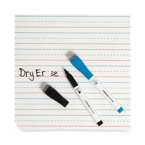 Picture of Double-Sided Dry Erase Lap Board, 12" x 9", White Surface, 24/Pack