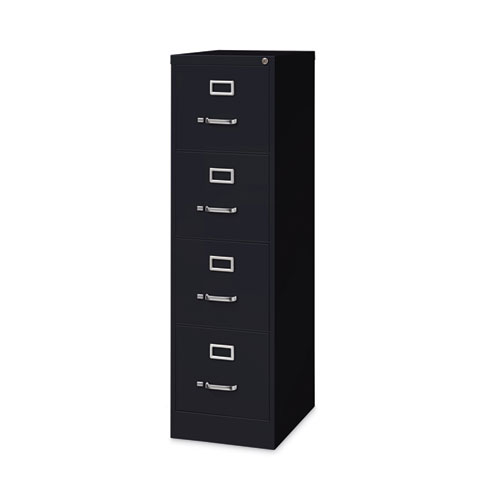 Picture of Four-Drawer Economy Vertical File, Letter-Size File Drawers, 15" x 22" x 52", Black