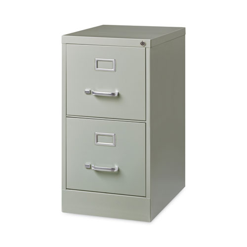 Picture of Two-Drawer Economy Vertical File, Letter-Size File Drawers, 15" x 22" x 28.37", Light Gray