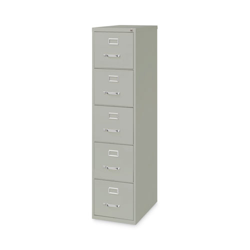 Picture of Five-Drawer Economy Vertical File, Letter-Size File Drawers, 15" x 26.5" x 61.37", Light Gray