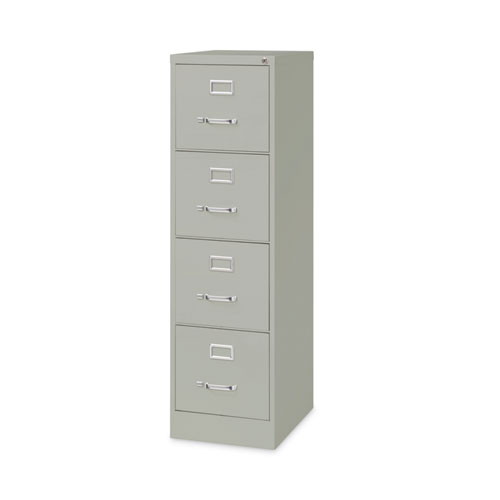 Picture of Four-Drawer Economy Vertical File, Letter-Size File Drawers, 15" x 22" x 52", Light Gray