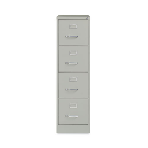 Picture of Four-Drawer Economy Vertical File, Letter-Size File Drawers, 15" x 26.5" x 52", Light Gray