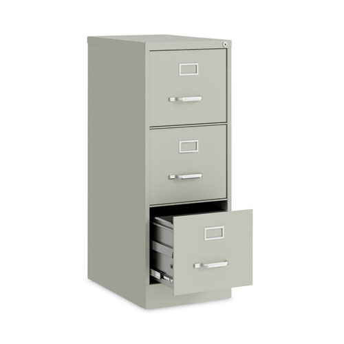 Picture of Three-Drawer Economy Vertical File, Letter-Size File Drawers, 15" x 22" x 40.19", Light Gray