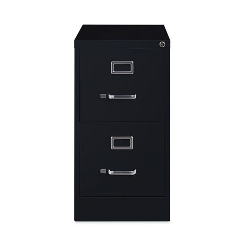 Picture of Two-Drawer Economy Vertical File, Letter-Size File Drawers, 15" x 26.5" x 28.37", Black