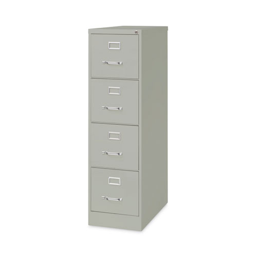 Picture of Four-Drawer Economy Vertical File, Letter-Size File Drawers, 15" x 26.5" x 52", Light Gray