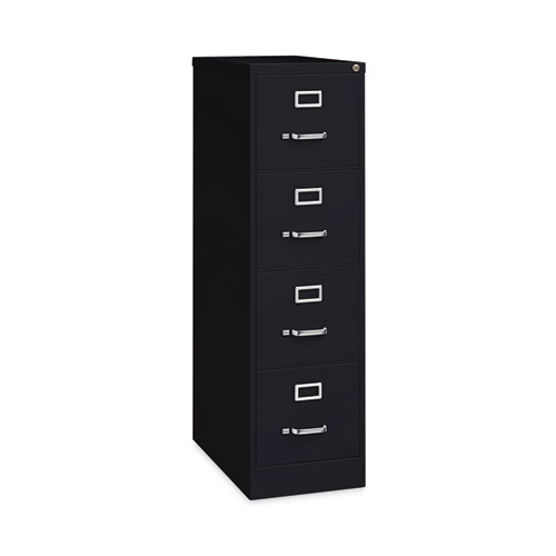 Picture of Four-Drawer Economy Vertical File, Letter-Size File Drawers, 15" x 26.5" x 52", Black