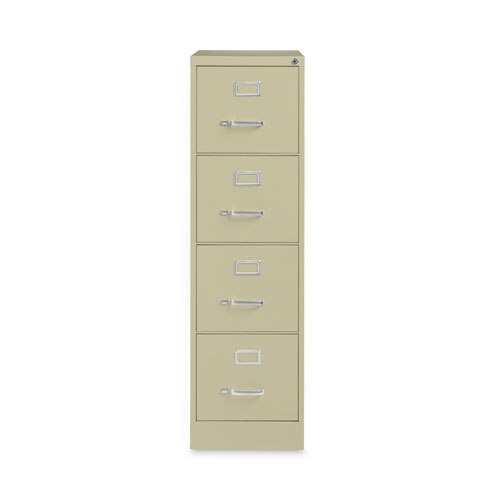 Picture of Four-Drawer Economy Vertical File, Letter-Size File Drawers, 15" x 26.5" x 52", Putty