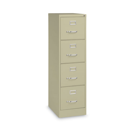 Picture of Four-Drawer Economy Vertical File, Letter-Size File Drawers, 15" x 22" x 52", Putty