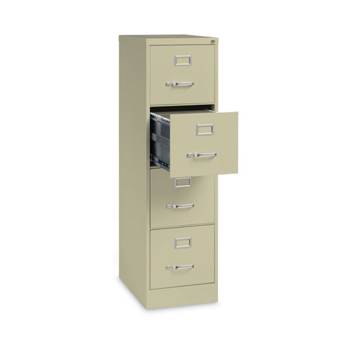 Picture of Four-Drawer Economy Vertical File, Letter-Size File Drawers, 15" x 22" x 52", Putty