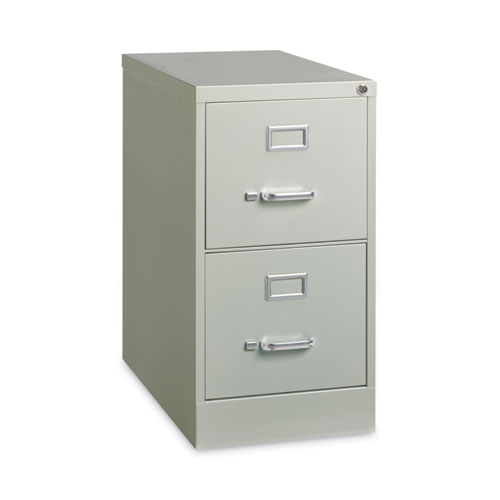 Picture of Two-Drawer Economy Vertical File, Letter-Size File Drawers, 15" x 26.5" x 28.37", Light Gray