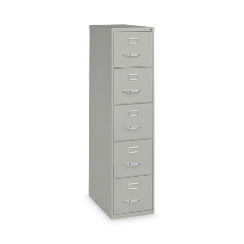 Picture of Five-Drawer Economy Vertical File, Letter-Size File Drawers, 15" x 26.5" x 61.37", Light Gray