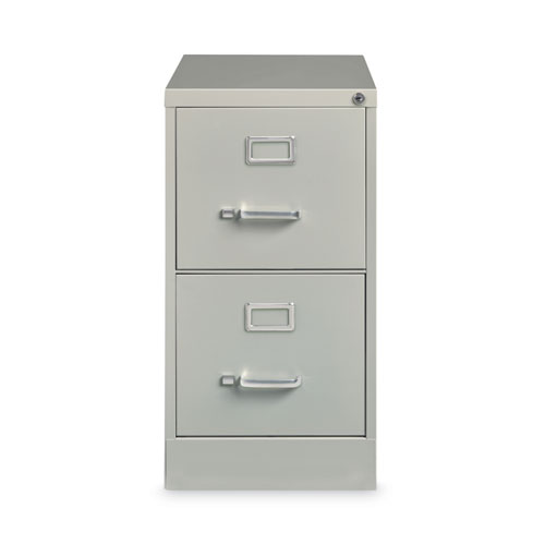 Picture of Two-Drawer Economy Vertical File, Letter-Size File Drawers, 15" x 26.5" x 28.37", Light Gray