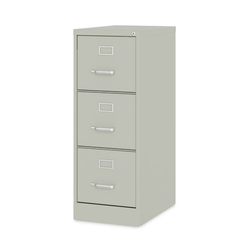 Picture of Three-Drawer Economy Vertical File, Letter-Size File Drawers, 15" x 22" x 40.19", Light Gray