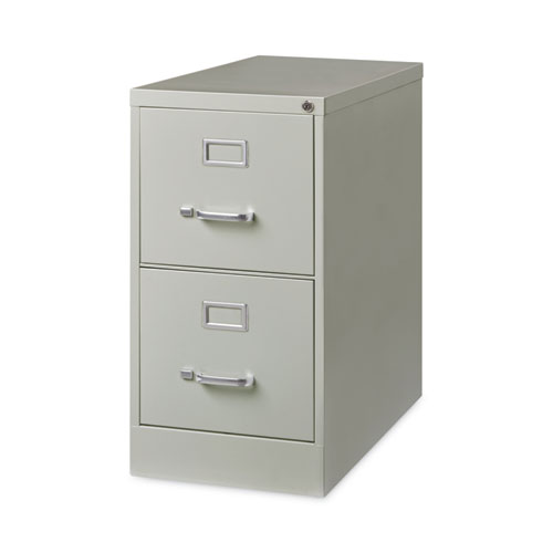 Picture of Two-Drawer Economy Vertical File, Letter-Size File Drawers, 15" x 26.5" x 28.37", Light Gray