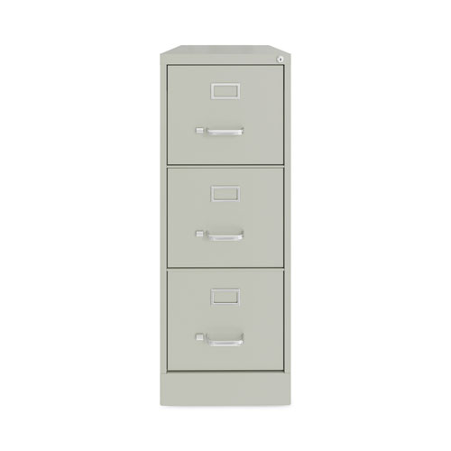 Picture of Three-Drawer Economy Vertical File, Letter-Size File Drawers, 15" x 22" x 40.19", Light Gray