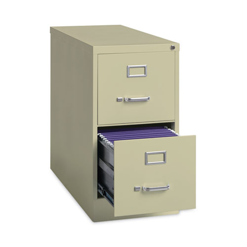 Picture of Two-Drawer Economy Vertical File, Letter-Size File Drawers, 15" x 26.5" x 28.37", Putty