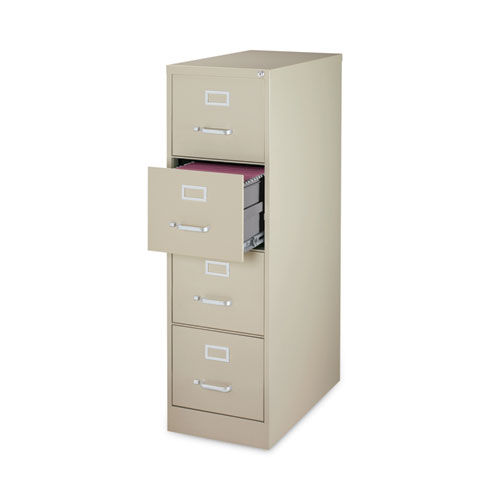 Picture of Four-Drawer Economy Vertical File, Letter-Size File Drawers, 15" x 26.5" x 52", Putty