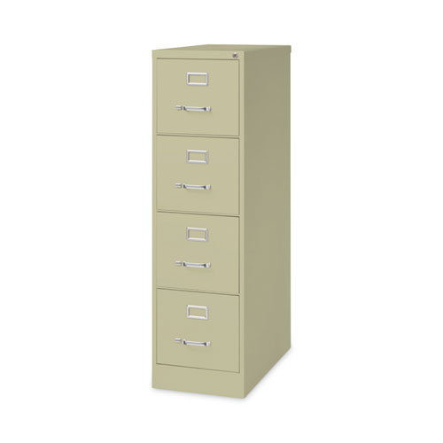 Picture of Four-Drawer Economy Vertical File, Letter-Size File Drawers, 15" x 26.5" x 52", Putty