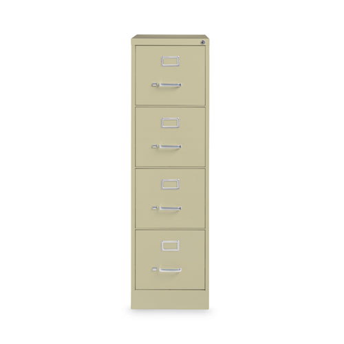 Picture of Four-Drawer Economy Vertical File, Letter-Size File Drawers, 15" x 22" x 52", Putty