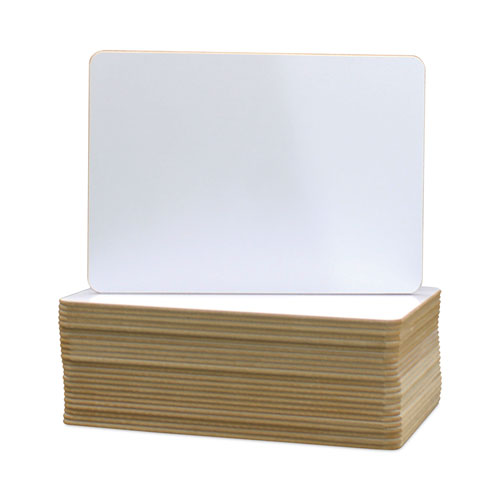 Picture of Two-Sided Dry Erase Board, 7" x 5", White Surface, 24/Pack