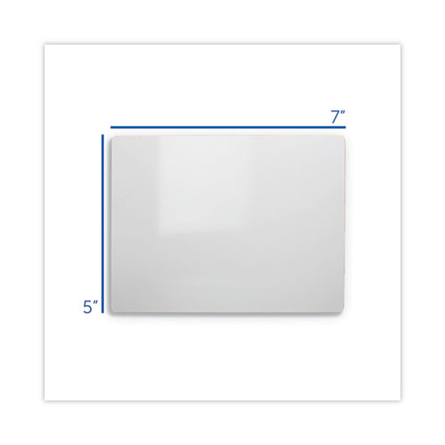 Picture of Two-Sided Dry Erase Board, 7" x 5", White Surface, 24/Pack