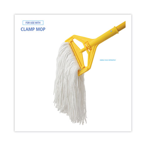 Picture of Mop Head, Value Standard Head, Rayon Fiber, Cut-End, Size No. 16, White, 12/Carton