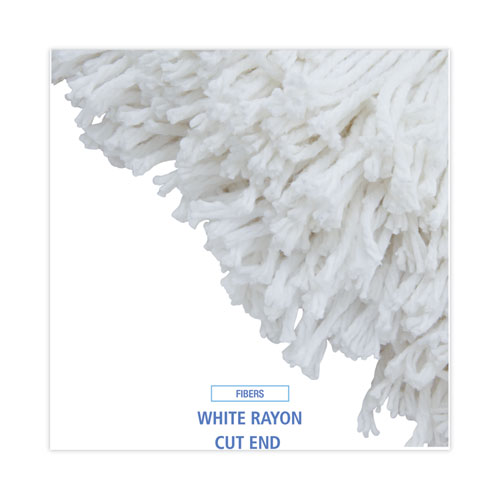 Picture of Cut-End Wet Mop Head, Rayon, No. 32, White, 12/Carton