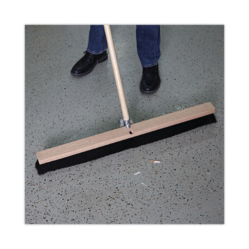 Picture of Floor Brush Head, 3" Black Polypropylene Bristles, 36" Brush