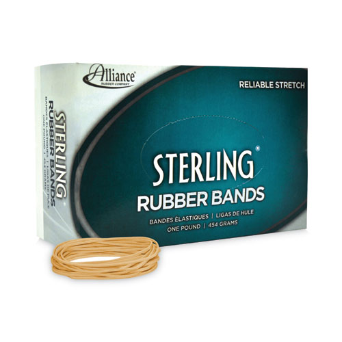 Picture of Sterling Rubber Bands, Size 19, 0.03" Gauge, Crepe, 1 lb Box, 1,700/Box