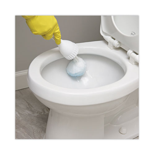 Picture of Cone Toilet Bowl Mop, 10" Handle, 2" Mop Head, White, 25/Carton