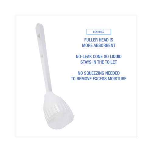 Picture of Cone Bowl Mop, 10" Handle, 2" Mop Head, White