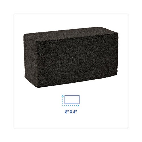Picture of Grill Brick, 8 x 4, Black, 12/Carton