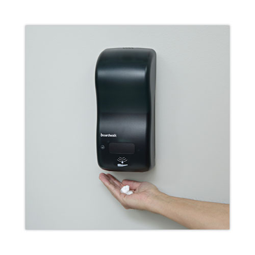 Picture of Bulk Fill Foam Soap Dispenser with Key Lock, 900 mL, 5.25 x 4 x 12, Black Pearl