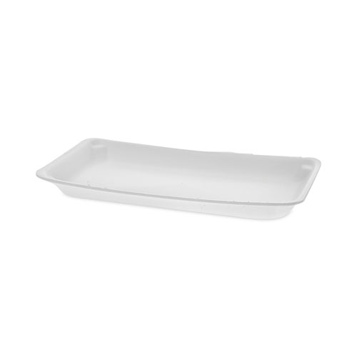 Picture of Supermarket Tray, #10P, 10.75 x 5.5 x 1.2, White, Foam, 400/Carton